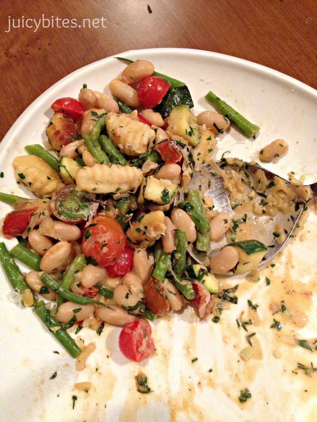 gnocchi platter portion
