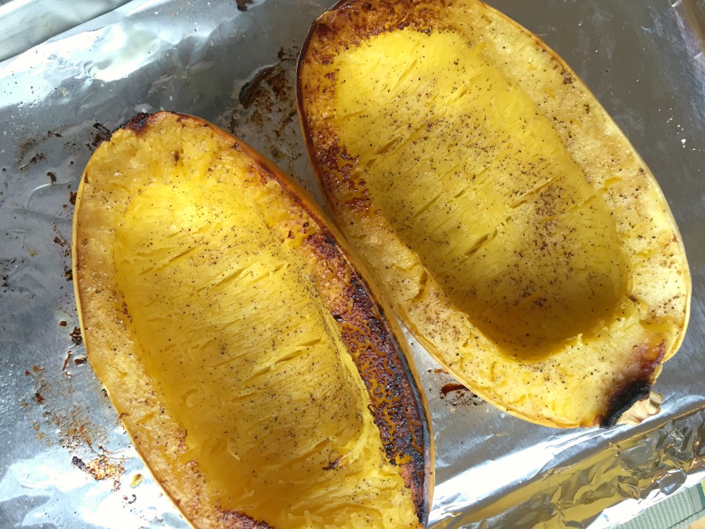 Spaghetti Squash roasted