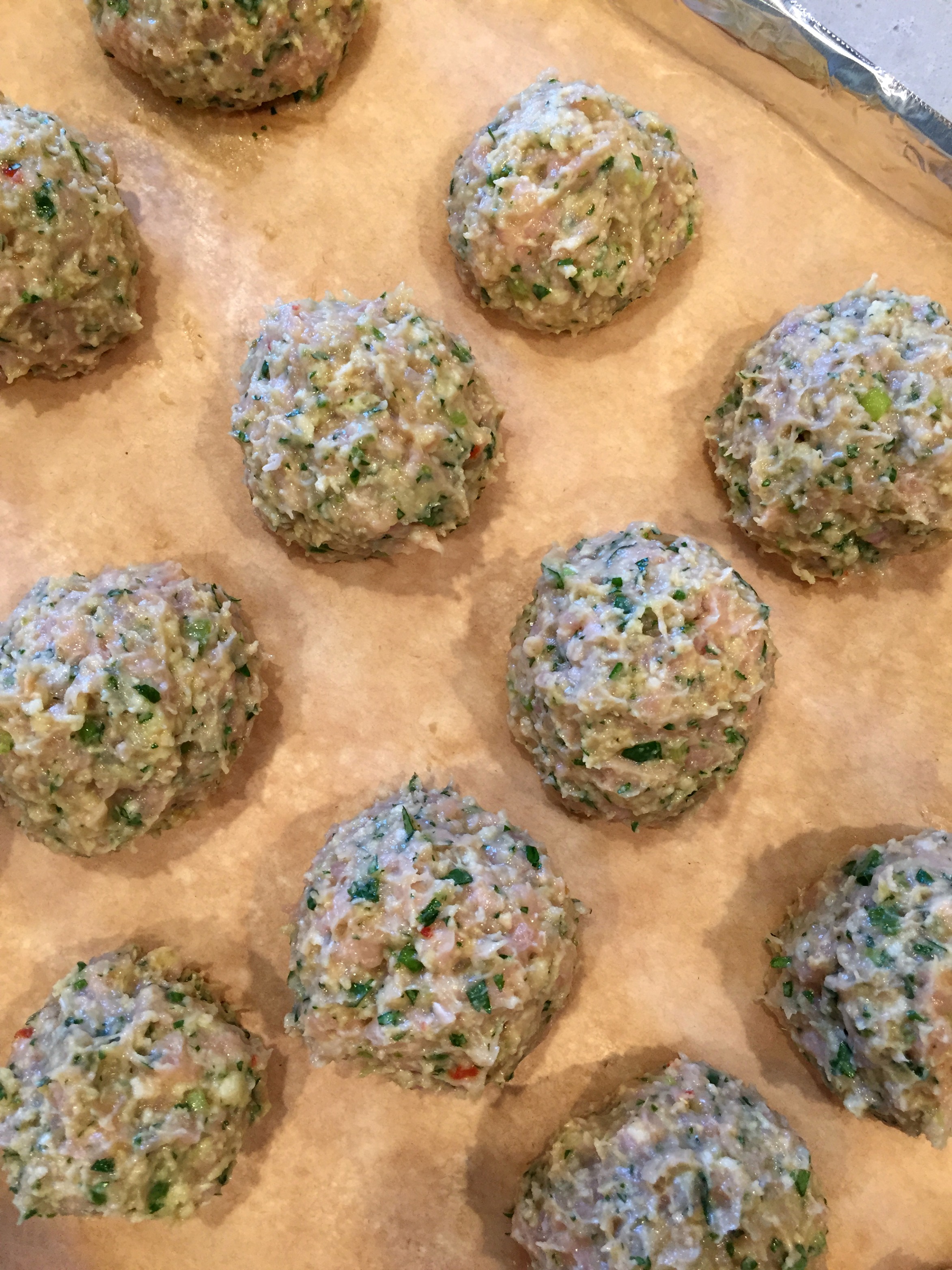 Asian Chicken Meatballs